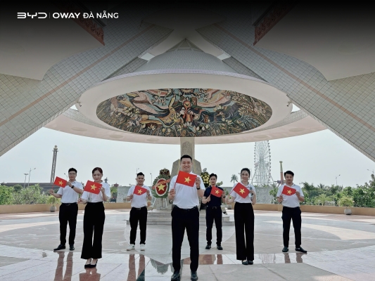 BYD OWAY ĐÀ NẴNG HƯỚNG ĐẾN ĐẠI LỄ 30/4 - KỶ NIỆM 50 NĂM GIẢI PHÓNG MIỀN NAM, THỐNG NHẤT ĐẤT NƯỚC